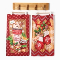 Набор кухонных полотенец Доляна &laquo;Тепла и уюта&raquo; 35х60см-2шт, 100% хлопок