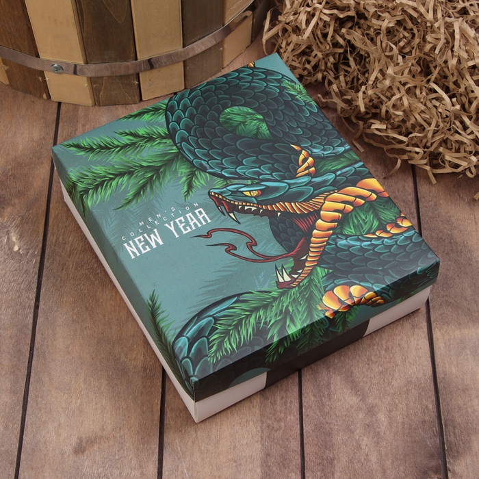 Набор подарочный "Змей" полотенце и акс (7 предм)