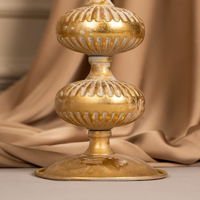 Подсвечник металл &laquo;Ярусы&raquo; для одной свечи 16 х 16 х 25 см