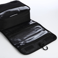 Косметичка на молнии, цвет чёрный