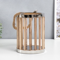 Подсвечник дерево "Цилиндр - рейка" набор 2 шт 15х15х21, 11,5х11,5х16 см Подсвечник дерево "Цилиндр - рейка" набор 2 шт 15х15х21, 11,5х11,5х16 см