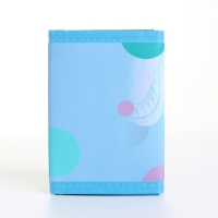 Кошелёк детский на липучке &laquo;Выбражулька&raquo;, цвет голубой