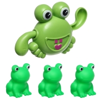 Набор игрушек для ванны &laquo;Заводной лягушонок с друзьями&raquo;, 4 шт., цвет МИКС, Крошка Я