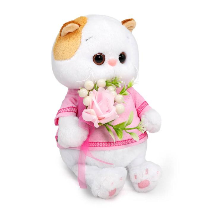 Мягкая игрушка &laquo;Ли-Ли BABY&raquo;, с букетом из ягод, 20 см