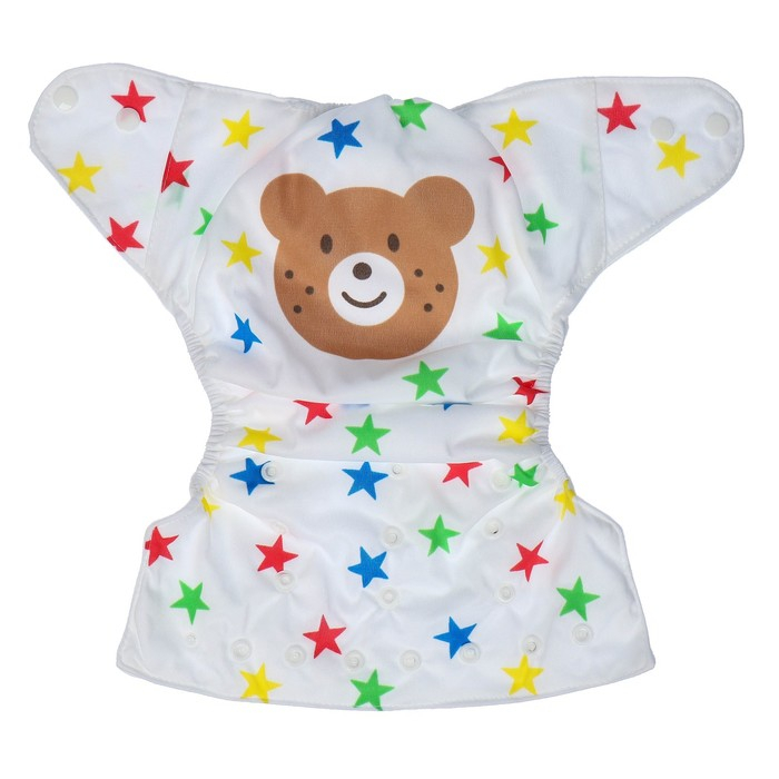 Многоразовый подгузник &laquo;Звезды. Мишка&raquo;, Крошка Я