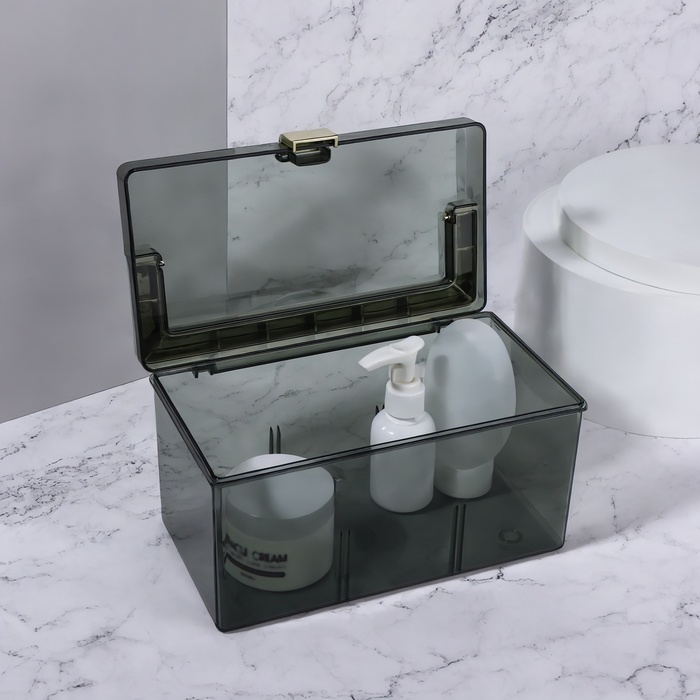 Органайзер для хранения, с ручкой, 21,5 × 12 см, цвет зелёный/золотистый Органайзер для хранения, с ручкой, 21,5 × 12 см, цвет зелёный/золотистый