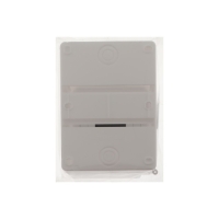 Щит Luazon Lighting ЩРН-П-4, на 4 модуля, IP30, с крышкой, навесной, пластик, цвет белый