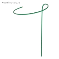 Кустодержатель для цветов, d = 40 см, h = 80 см, ножка d = 1 см, металл, зелёный