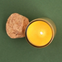 Новогодняя свеча в колбе &laquo;Апельсин&raquo;