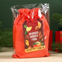 Новый год! Чай чёрный в подарочном мешочке &laquo;Пряного Нового года&raquo; с глинтвейном, 100 г.