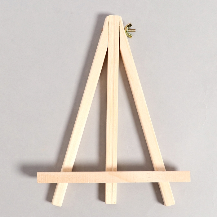 Мольберт демонстрационный, настольный, тренога &mdash; 3,5 &times;18,5 &times; 23 см