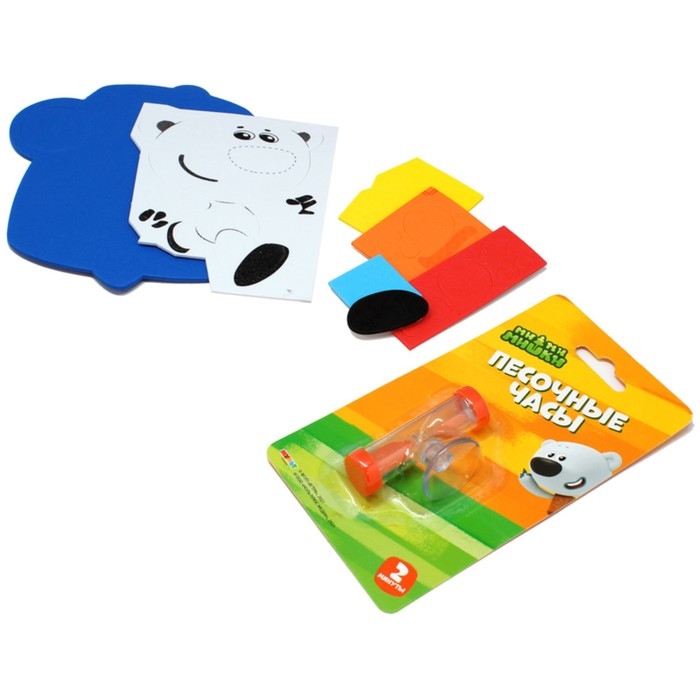 Набор «Чистим зубки», с песочными часами, МиМиМишки Набор «Чистим зубки», с песочными часами, МиМиМишки