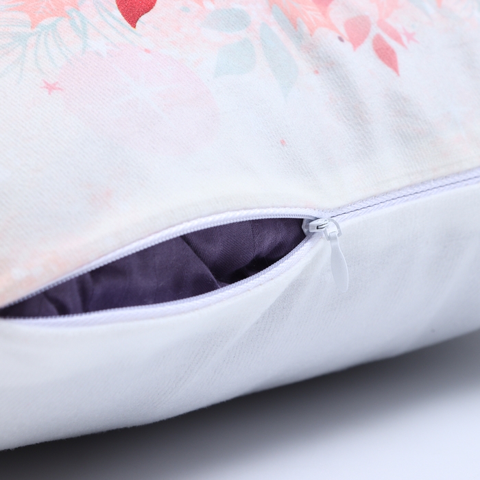 Новый год. Чехол на подушку Этель Новый год. Чехол на подушку Этель "Тепла и уюта" 40х40 см, 100% п/э, велюр