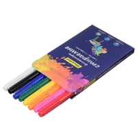 Кресло Бюрократ, с подлокотником, синий, спинка сетка, белый пластик, CH-W797/BL/TW-10