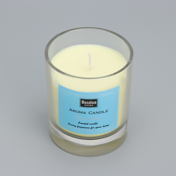 Свеча ароматическая Свеча ароматическая "Aroma Candle", черный каштан Бунге, 8х9 см