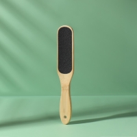 Пилка для ног &laquo;BAMBOO&raquo;, наждачная, двусторонняя, 23 см, бамбуковая