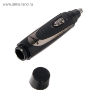 Триммер Centek CT-2177, для ушей/бороды, 2 насадки, 1хАА, чёрный хром Триммер Centek CT-2177, для ушей/бороды, 2 насадки, 1хАА, чёрный хром