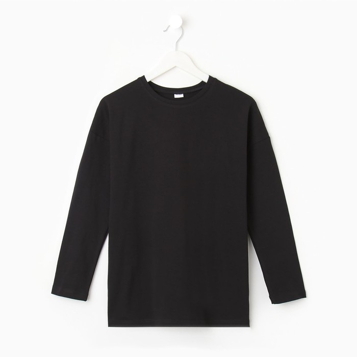 Лонгслив детский MINAKU цвет чёрный, рост 134 см
