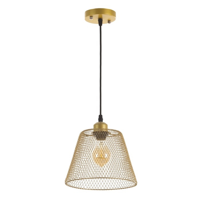 Светильник BayerLux Светильник BayerLux "Фиш" Е27 40Вт золото 20х20х16-116см