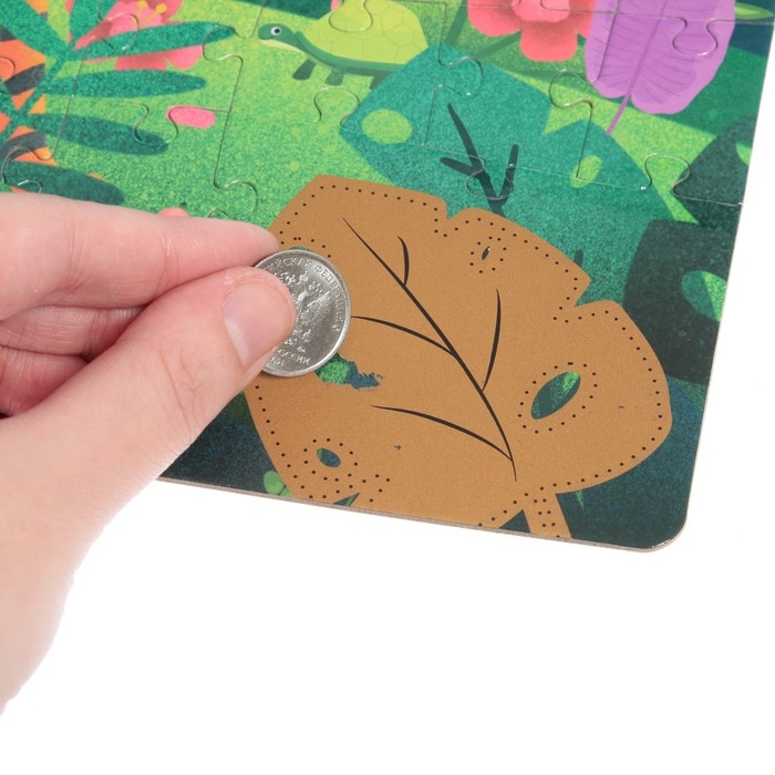 Пазл со скретч слоем &laquo;Секрет тропиков&raquo;, 92 детали