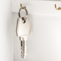 Ключница дерево 2 крючка "Три розы - Sweet home" 20,5х6х15 см