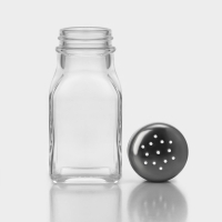 Набор для специй стеклянный BASIC, солонка+перечница, 100 мл, 2 шт