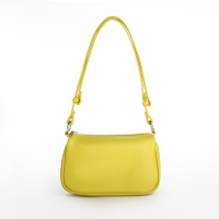 Сумка женская кросс-боди на молнии, цвет салатовый