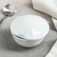 Горчичница фарфоровая &laquo;Романс&raquo;, 50 мл, с крышкой