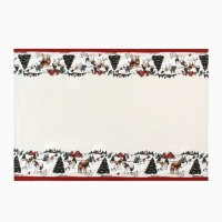 Скатерть Этель "New Year's farm" 149х250 см, 100% хл, саржа 190 г/м2