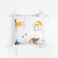 Бортики в кроватку Крошка Я "My doggy" (35х35 см - 8 шт), 100% хлопок
