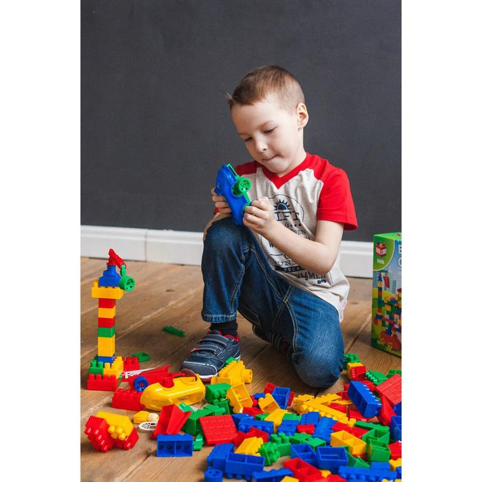 Конструктор №42, &laquo;МОЙ ГОРОД&raquo;, большая стройка, 253 детали