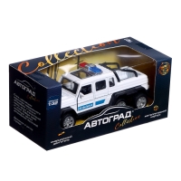 Машина металлическая &laquo;Джип 6X6 спецслужбы&raquo;, 1:32, инерция, цвет белый