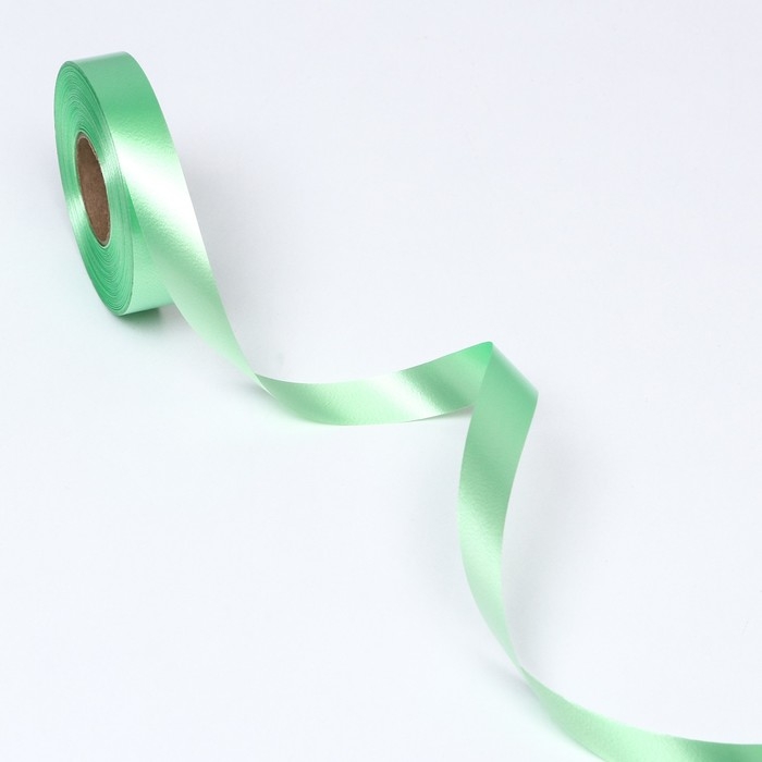 Лента для декора и подарков, салатовый МИКС, 2 см х 45 м Лента для декора и подарков, салатовый МИКС, 2 см х 45 м