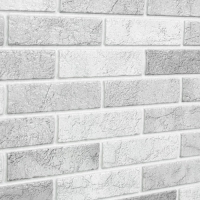 Панель ПВХ кирпич Дымчатый 485х960 Панель ПВХ кирпич Дымчатый 485х960