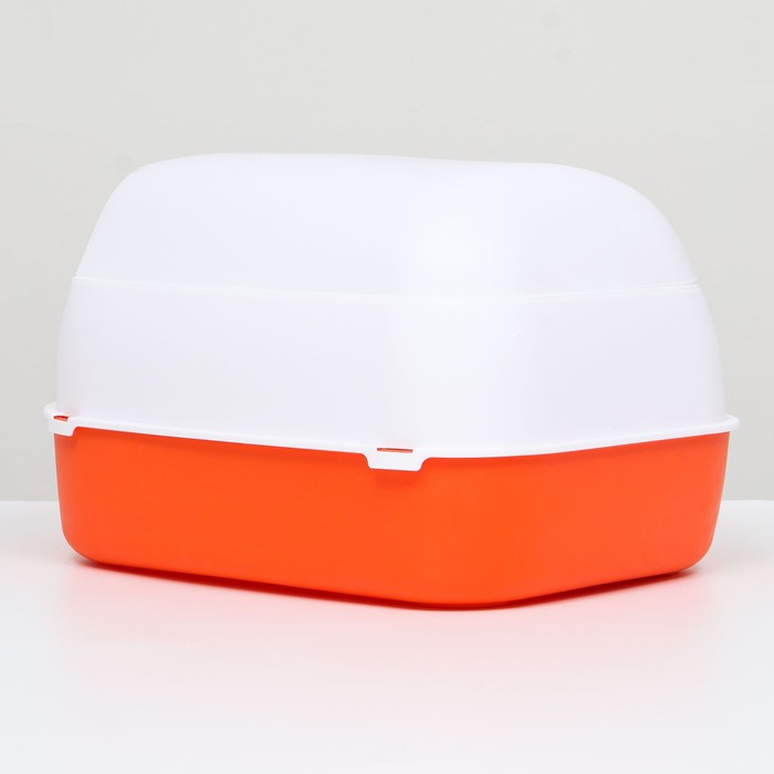 Туалет-домик 43 х 32 х 28 см, бело-красный Туалет-домик 43 х 32 х 28 см, бело-красный