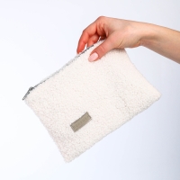 Косметичка на молнии, TEXTURA, цвет белый