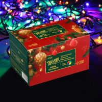 Гирлянда &laquo;Нить&raquo; 10 м, IP44, тёмная нить, 100 LED, свечение мульти, 8 режимов, 220 В