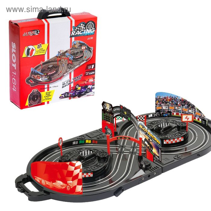 Автотрек в кейсе &laquo;Ралли&raquo;, работает от сети