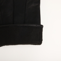 Перчатки мужские, безразмерные, с утеплителем, цвет чёрный