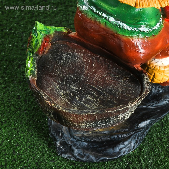 Садовый фонарь "Лесовик на велосипеде с фонариком" 50см МИКС