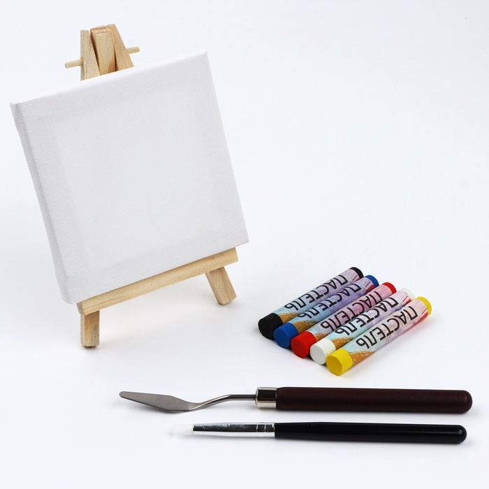 Рисование пастелью c холстом на подрамнике &laquo;Закат&raquo;, набор для творчества
