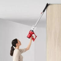 Пылесос Kitfort КТ-5239, вертикальный, 600 Вт, 0.8 л, красно-белый Пылесос Kitfort КТ-5239, вертикальный, 600 Вт, 0.8 л, красно-белый