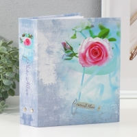 Фотоальбом на 200 фото 10х15 см "Розы-2 (Голубой)"