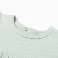 Платье и повязка Крошка, Я BASIC LINE, рост 68-74 см, зеленый