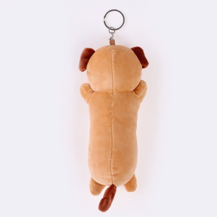 Мягкая игрушка «Мопс» на брелоке, 16 см, цвет МИКС Мягкая игрушка «Мопс» на брелоке, 16 см, цвет МИКС