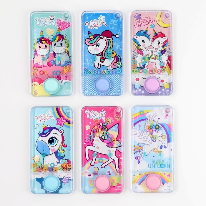 Водная игра с колечками &laquo;Единорог&raquo;, вид МИКС