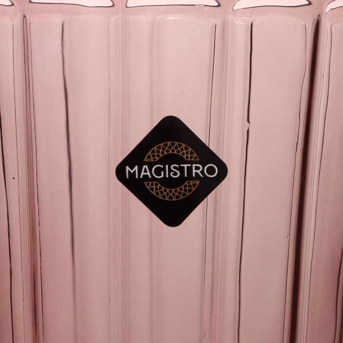 Стакан стеклянный Magistro &laquo;Ла-Манш&raquo;, 350 мл, цвет розовый