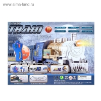 Железная дорога &laquo;Скорый поезд&raquo;, радиоуправляемая, работает от батареек, световые и звуковые эффекты