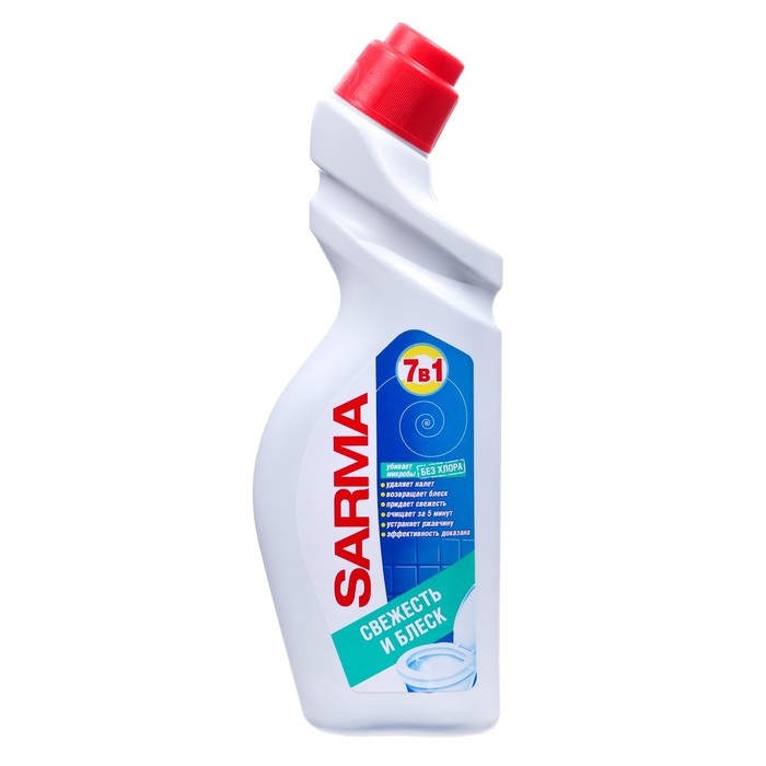 Средство чистящее для сантехники Sarma «Свежесть», 750 мл Средство чистящее для сантехники Sarma «Свежесть», 750 мл