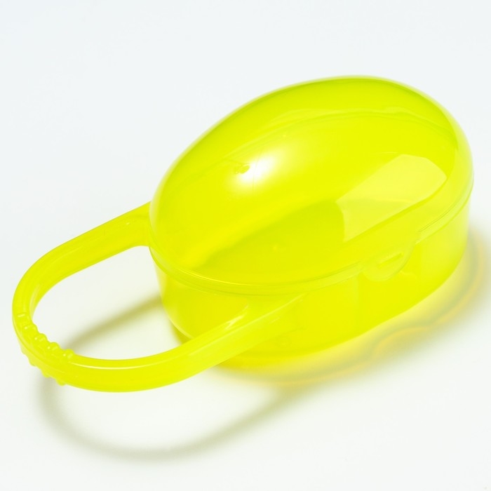 Контейнер для хранения и стерилизации детских сосок и пустышек, цвет желтый Контейнер для хранения и стерилизации детских сосок и пустышек, цвет желтый